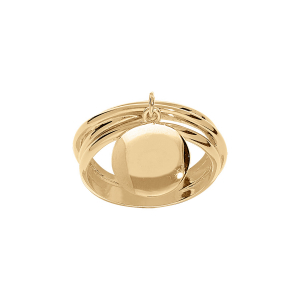 BAGUE VERMEIL PAMPILLE LISSE
