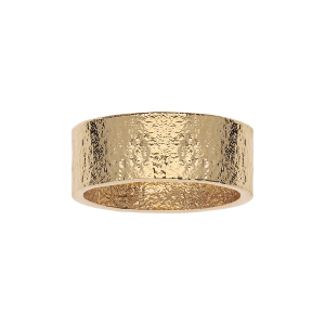 BAGUE VERMEIL RUBAN FINITION ANTIQUE
