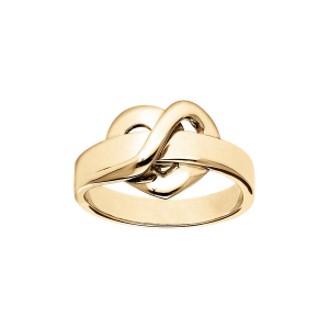 BAGUE VERMEIL COEUR A GRAVER