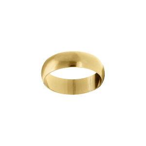ALLIANCE 1/2 JONC 6MM VERMEIL