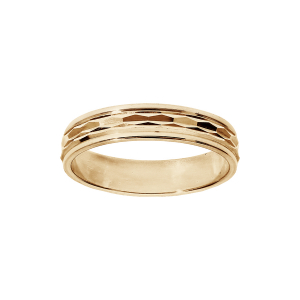 ALLIANCE VERMEIL 4MM DIAMANTEE