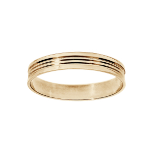 ALLIANCE VERMEIL 4MM RAINURES