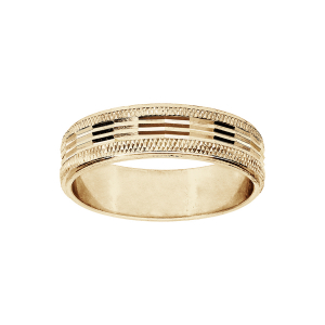 ALLIANCE VERMEIL 5MM DIAMANTEE