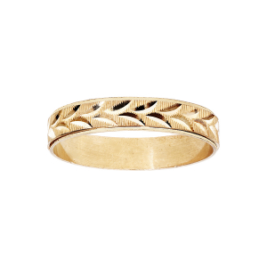 BAGUE VERMEIL 4MM DIAMANTÉE EPIS