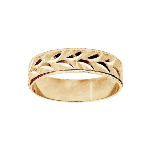 ALLIANCE VERMEIL 5MM DIAMANTEE EPIS