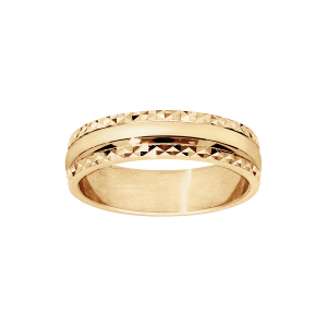 ALLIANCE VERMEIL 5MM DIAMANTEE