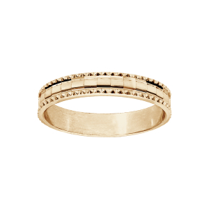 ALLIANCE VERMEIL 4MM DIAMANTÉE