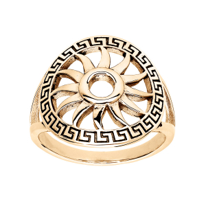 BAGUE VERMEIL SOLEIL