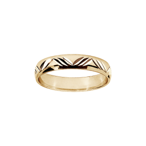 ALLIANCE DIAMANTEES 4MM VERMEIL