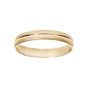 ALLIANCE VERMEIL 4MM GIVRÉE