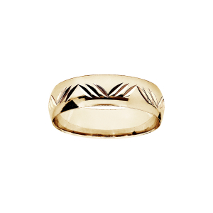 ALLIANCE DIAMANTEES 6MM VERMEIL
