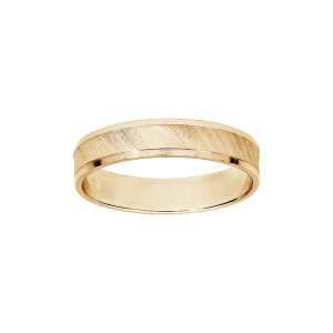 ALLIANCE VERMEIL 4MM SATINÉE