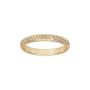 ALLIANCE VERMEIL 3MM DIAMANTÉE