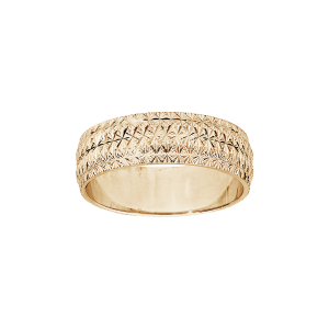 ALLIANCE VERMEIL 6MM DIAMANTÉE