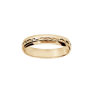 ALLIANCE DIAMANTEES 4MM VERMEIL