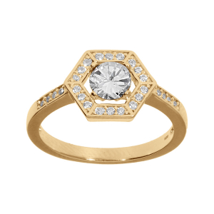 BAGUE VERMEIL OXYDES BLANCS
