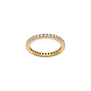 BAGUE VERMEIL ALLIANCE OXYDES BLANCS SERTIS