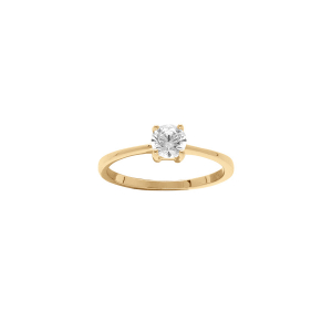 ALLIANCE VERMEIL SOLITAIRE 4 GRIFFES