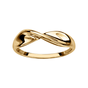 BAGUE VERMEIL TORSADE LISSE