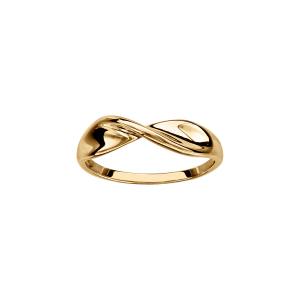 BAGUE VERMEIL TORSADE LISSE