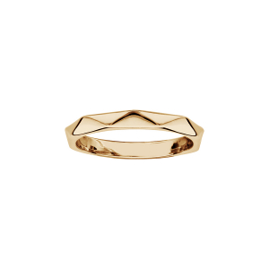 BAGUE VERMEIL FORME GEOMETRIQUE LISSE