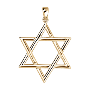 PENDENTIF VERMEIL ETOILE DE DAVID