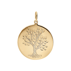 PENDENTIF VERMEIL ARBRE DE VIE 20MM