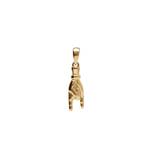 PENDENTIF VERMEIL MAIN PORTE BONHEUR ITALIEN