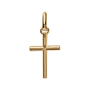 PENDENTIF VERMEIL MOYENNE CROIX FINE 18MM