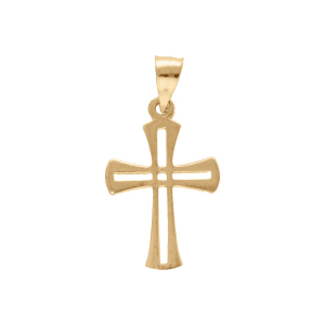 PENDENTIF VERMEIL CROIX 15X10MM VERMEIL