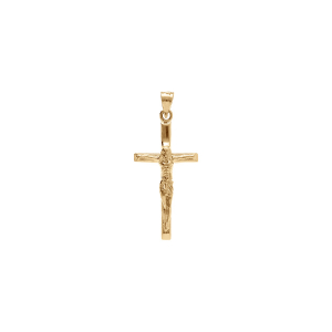 PENDENTIF VERMEIL JÉSUS SUR CROIX 22MM X 12MM