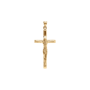 PENDENTIF VERMEIL  JÉSUS SUR CROIX 30MM X 15MM