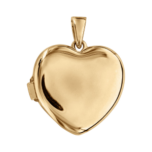 PENDENTIF CASSOLETTE COEUR 20MM VERMEIL VIERGE A GRAVER (1 OU 2 PHOTOS DROITE ET GAUCHE)