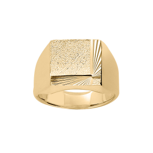 CHEV. CARRÉE DIAMANTEE VERMEIL