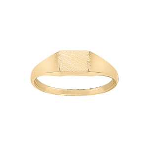 CHEVALIERE VERMEIL  7 x 5MM