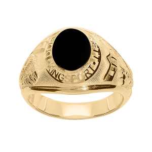 CHEV. AMERICAINE INDIAN ONYX IMITATION VERMEIL