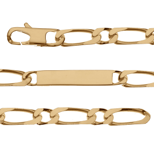 IDENTITE 1+1 EN 8MM PLAQUÉ OR 21CM