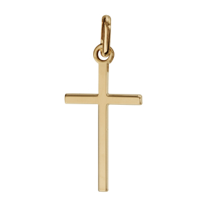 CROIX PT MODELE SOBRE PLAQUÉ OR