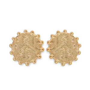 BOUCLES D'OREILLES TIGE PLAQUÉ OR SOLEIL
