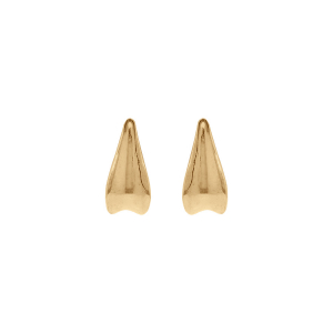 BOUCLES D'OREILLES TIGE PLAQUÉ OR DIM 12 MM