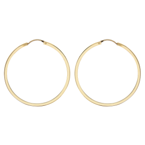 CREOLE PLAQUÉ OR FIL CARRÉ 45MM EXTERIEUR