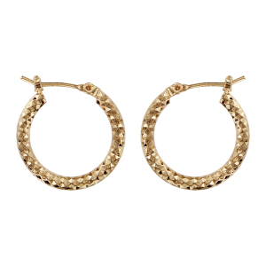 CREOLE PLAQUÉ OR DIAMANTE DIAM 20MM