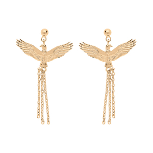 BOUCLES D'OREILLES TIGE PLAQUÉ OR AIGLE