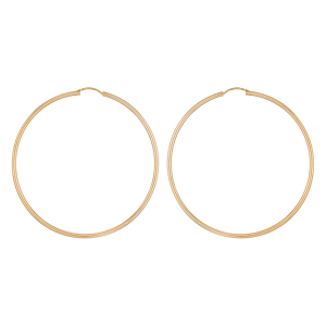 CRÉOLES FIL 2MM DIAM 65MM PLAQUÉ OR