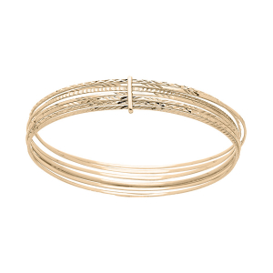 BRACELET PLAQUÉ OR SEMAINIER 65MM