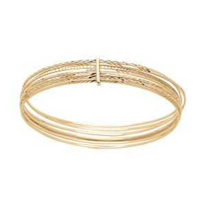 BRACELET PLAQUÉ OR SEMAINIER 65MM