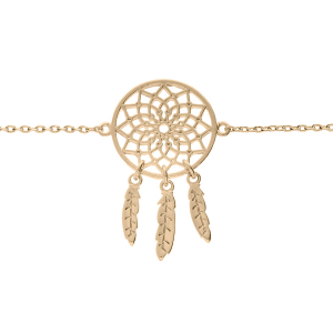 BRACELET PLAQUÉ OR ATTRAPE REVE 15MM 16,5+3CM