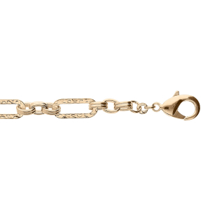 BRACELET PLAQUÉ OR  18+3CM