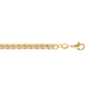BRACELET PALMIER 3.5MM 19CM PLAQUÉ OR