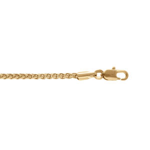 BRACELET PLAQUÉ OR MAILLE PALMIER  16+3CM